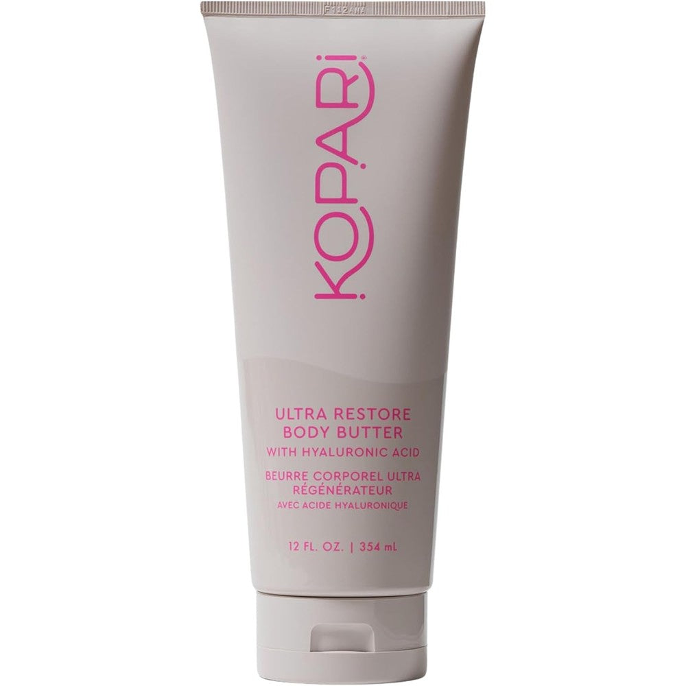 Kopari Jumbo Ultra Restore Body Butter Whipped Lightweight Formula With Hyaluronic Acid And Mango Seed Butter Coconut 12 Fluid Ounces