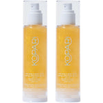 Kopari Sun Shield Body Glow Broad Spectrum SPF 50 Lightweight Shimmering Gel Texture Gold 5 Ounce 2 Pack