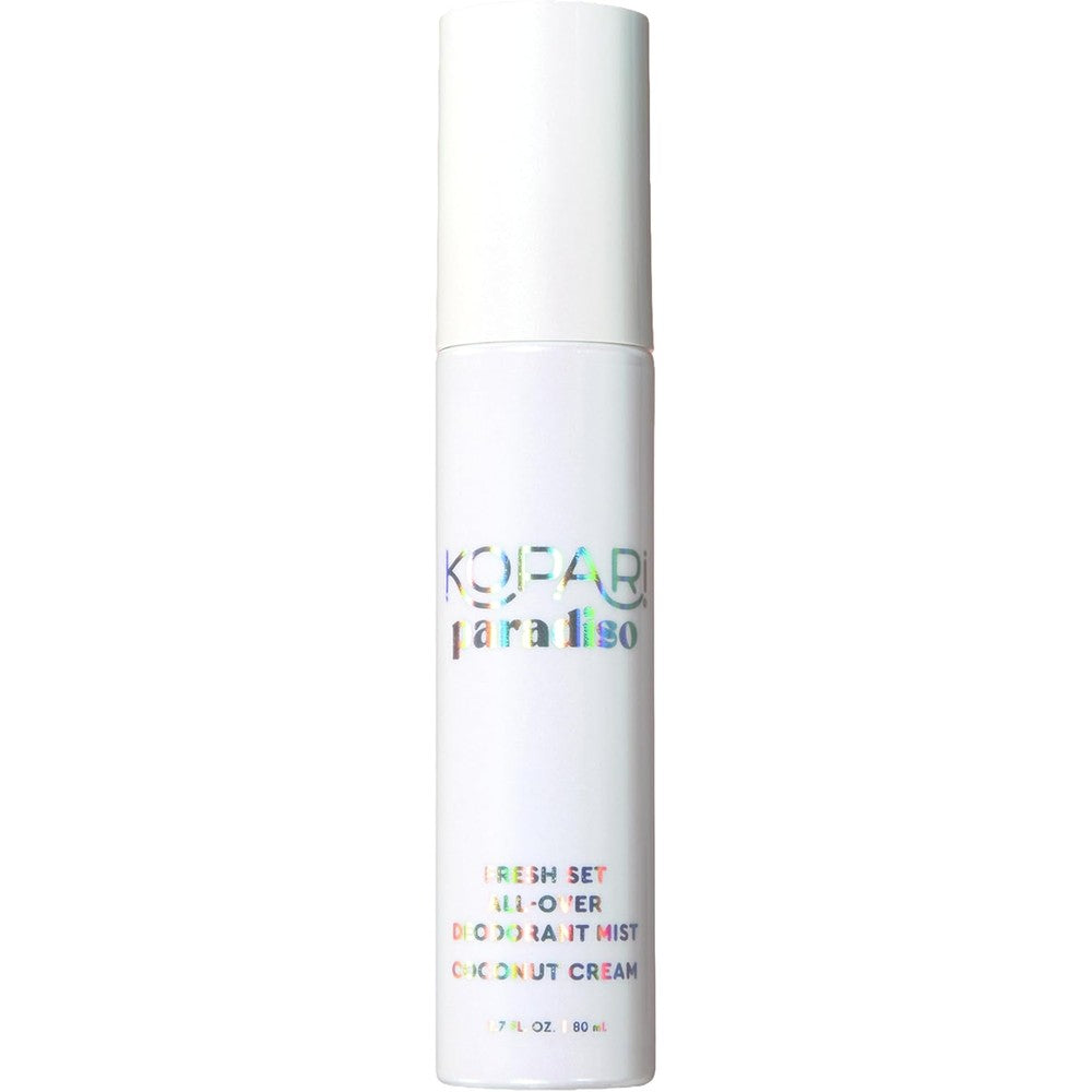 Kopari Paradiso Fresh Set All-Over Deodorant Mist Coconut Cream Aluminum-Free Deodorant Body Spray 2.7 Fluid Ounce