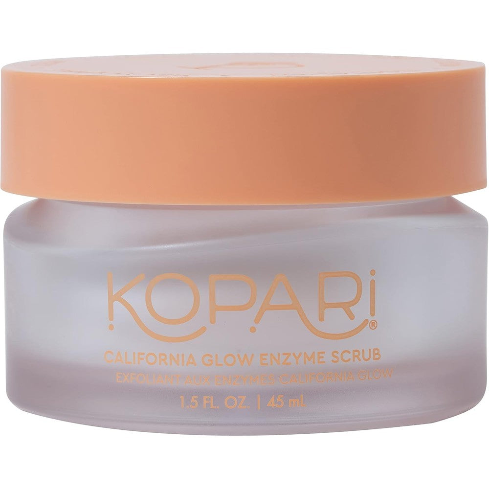 Kopari California Glow Enzyme Exfoliating Face Scrub, Clarifying and Brightening Facial Exfoliant with Papaya Enzymes, 1.5 Fluid Ounce