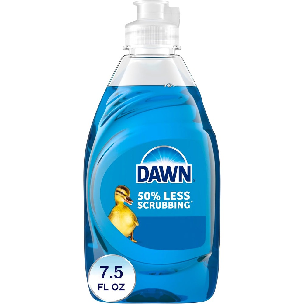 Dawn Ultra Liquid Dish Soap Original Scent Grease Removal 7.5 Fluid Ounce