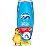 Dawn Ultra EZ Squeeze Dish Soap Dishwashing Liquid Strawberry Fields Scent 22 Fluid Ounce