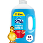 Dawn Ultra Dishwashing Liquid Strawberry Fields Scent Large Size Refill Jug 67 Fluid Ounces