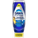Dawn Platinum EZ-Squeeze Dishwashing Liquid Dish Soap Fresh Rain Scent 18 Fluid Ounce