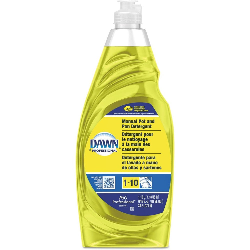 Dawn Professional Manual Pot and Pan Liquid Dish Detergent Lemon Scent Concentrate Dish Soap 38 Fluid Ounce