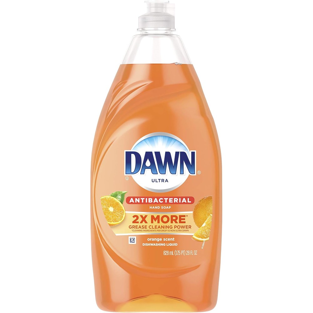 Dawn Ultra Antibacterial Hand Soap And Dishwashing Liquid Dish Soap Orange Scent 28 Fluid Ounce