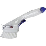 Dawn No-Drip Fillable Dish Brush Clear Handle Soap Dispensing Kitchen Scrubber