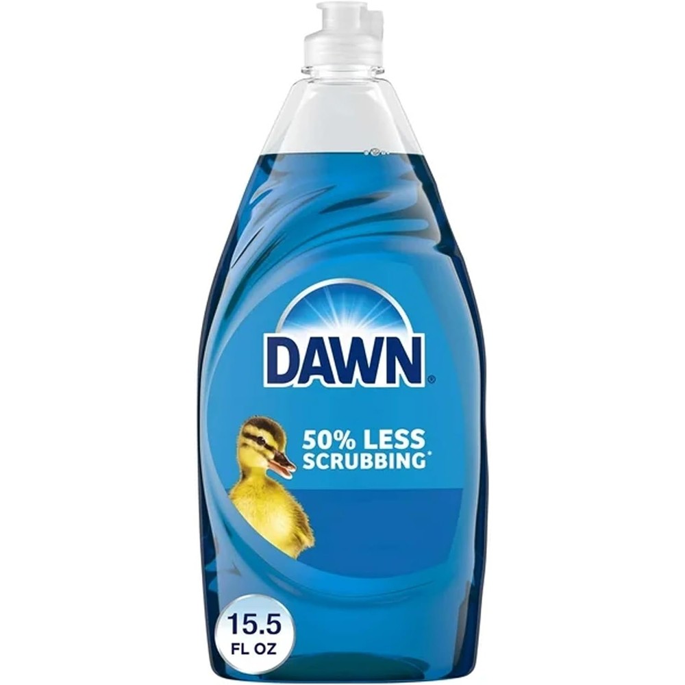 Dawn Ultra Dishwashing Liquid Soap Original Scent Concentrated Grease Cleaning Detergent 15.5 Fluid Ounce Bottle