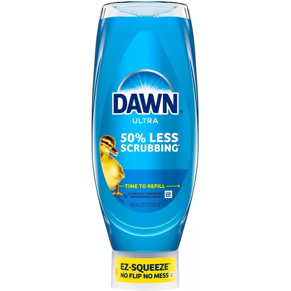 Dawn Ultra Clean Scent EZ-Squeeze Dishwashing Liquid Dish Soap Original Clean Scent 22 Fluid Ounce
