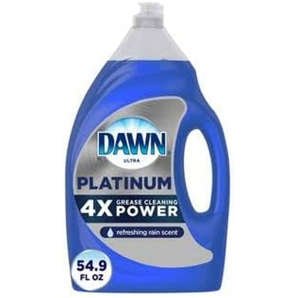 Dawn Platinum Dishwashing Liquid Dish Soap Refreshing Rain Scent 54.9 Fluid Ounce