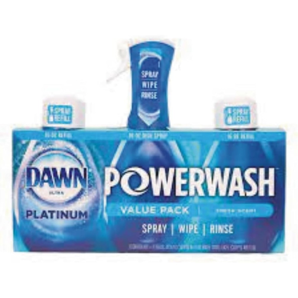 Dawn Platinum Powerwash Dish Spray Soap Fresh Scent Refill 16 Fluid Ounce
