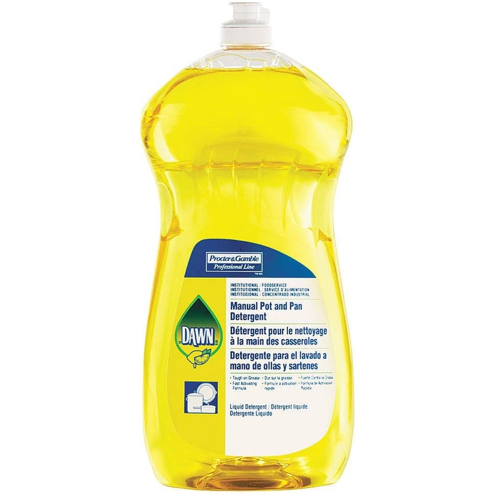 Dawn Professional Manual Pot And Pan Dish Detergent Lemon Scent 38 Fluid Ounces Pack Of 8