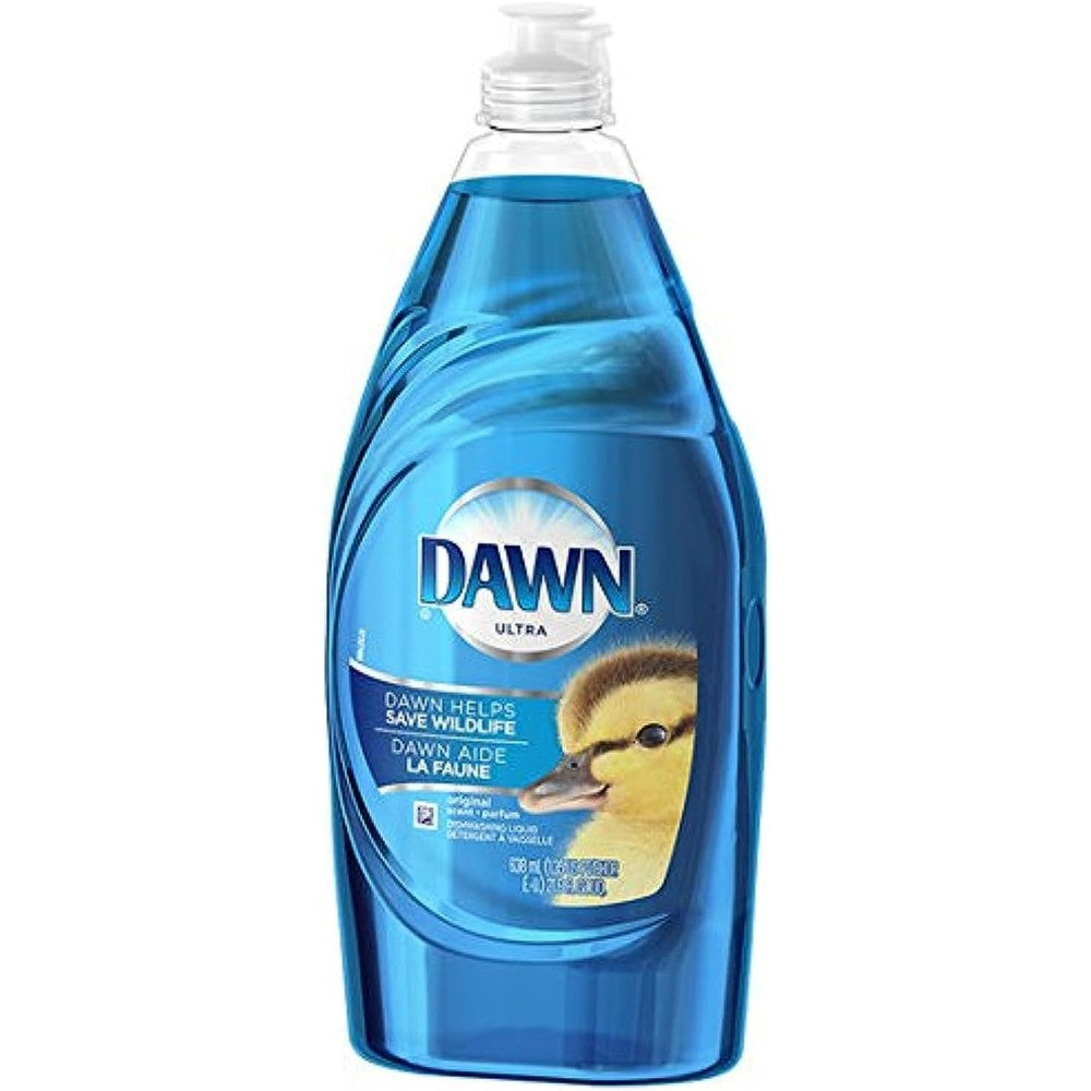 Dawn Ultra Dishwashing Liquid Original Scent Blue Concentrated Cleaner 24 Fluid Ounce
