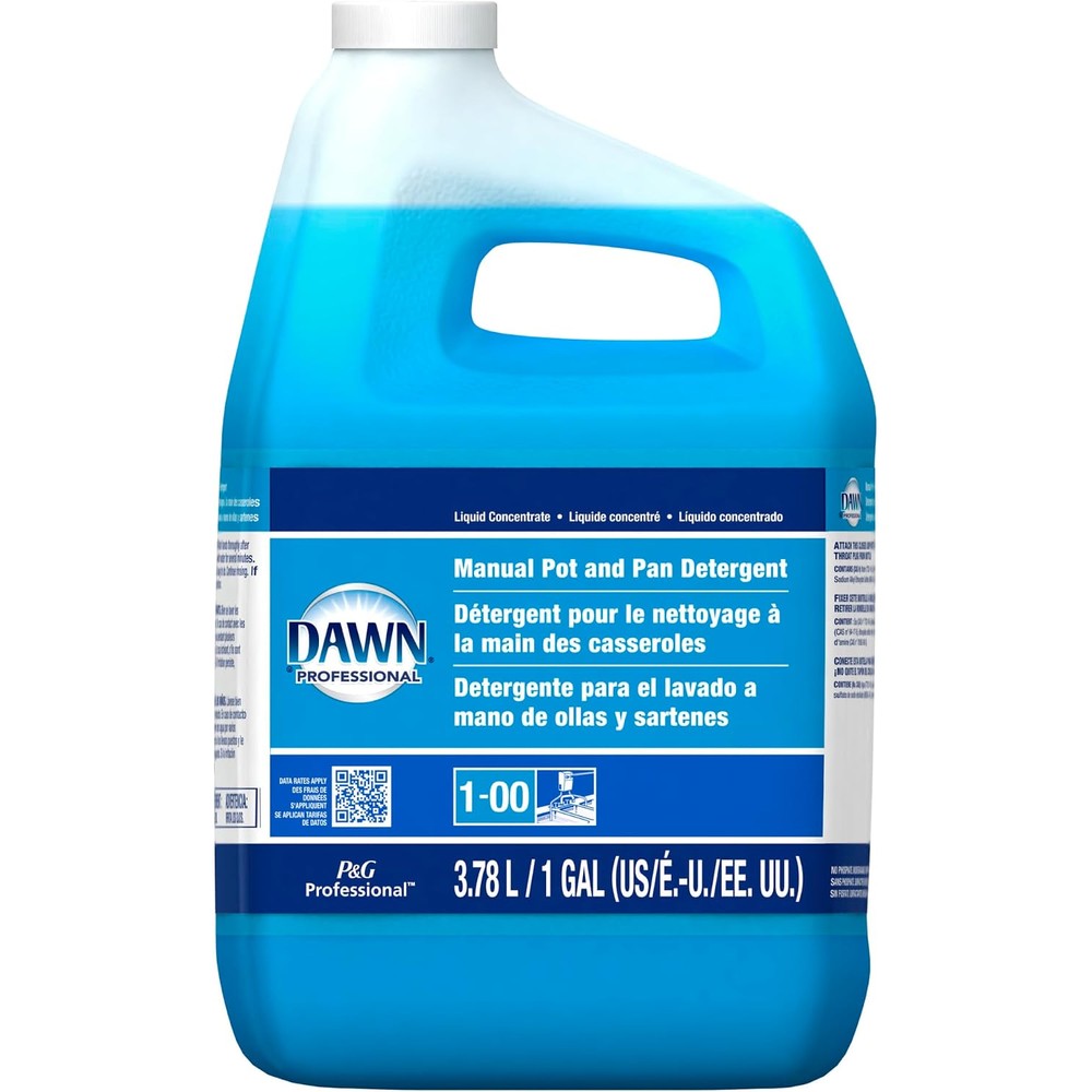 Dawn Professional Manual Pot And Pan Dishwashing Liquid Original Scent 128 Fluid Ounce Bulk Size Bottle
