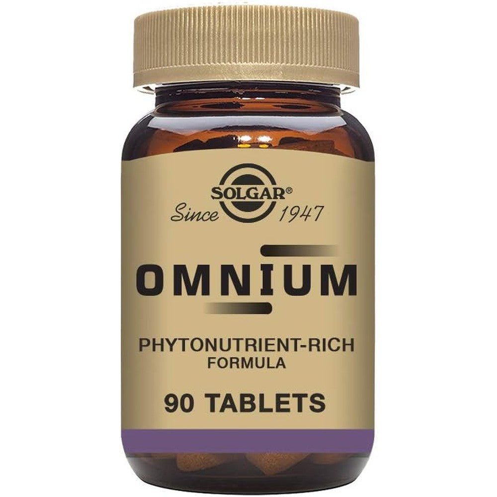 Solgar Omnium Phytonutrient Complex Multiple Vitamin And Mineral Formula 90 Tablets