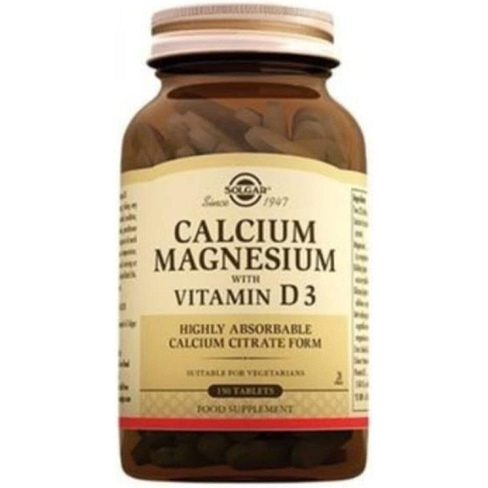 Solgar Calcium Magnesium With Vitamin D3 150 Tablets Pack Of 2