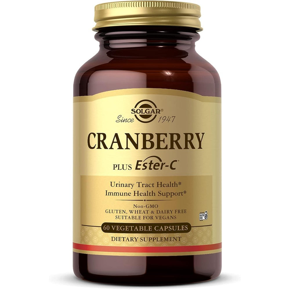 Solgar Cran Flora With Probiotics Plus Ester-C 60 Vegetable Capsules