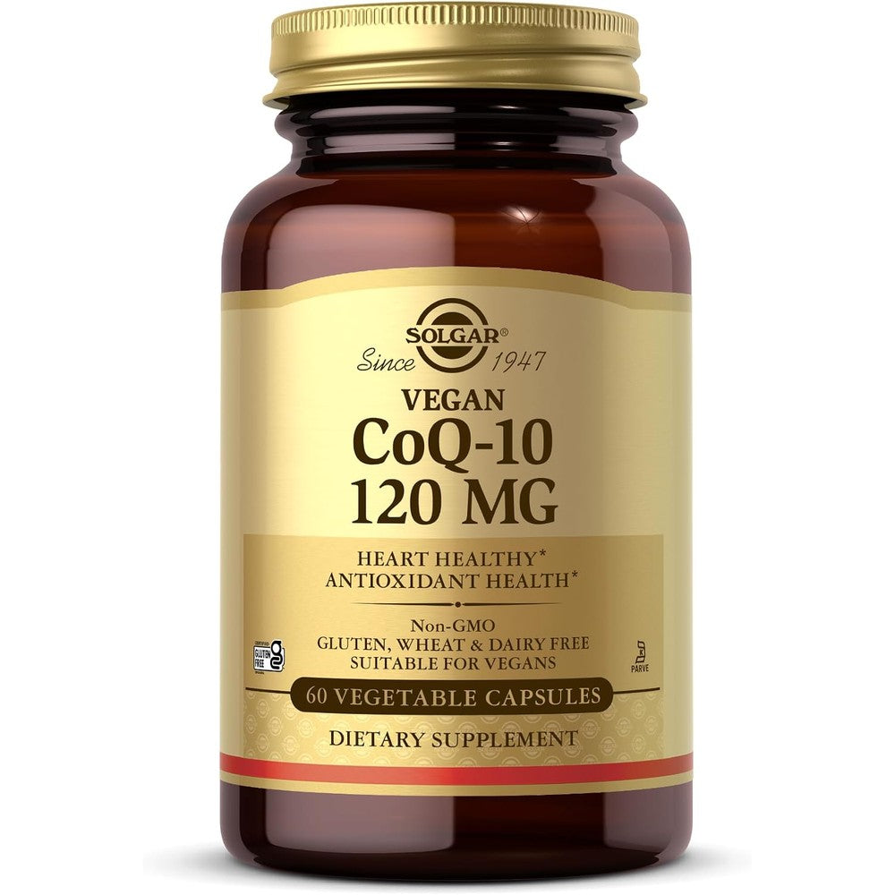 Solgar Vegan CoQ-10 120 Milligram 60 Vegetable Capsules