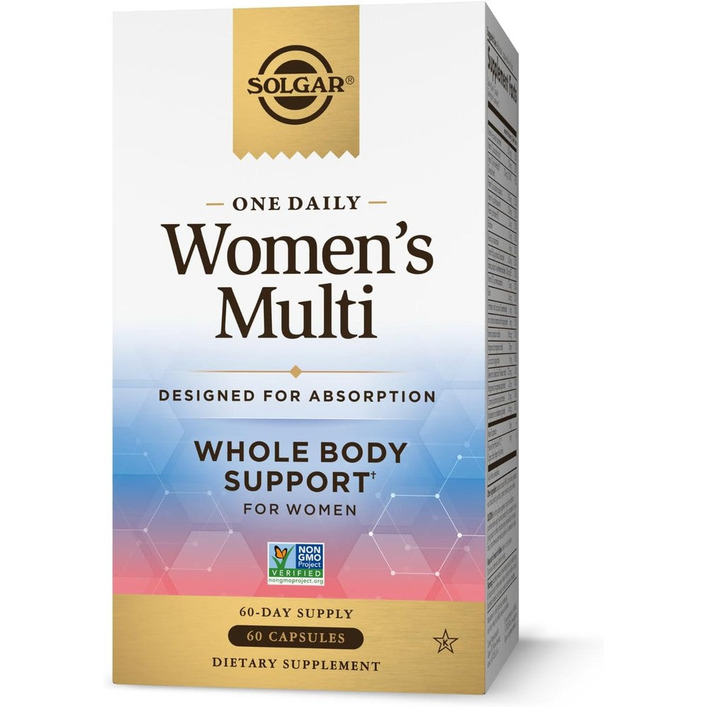 Solgar One Daily Women's Multi Whole Body Support Delayed Release Capsules - 60 Servings