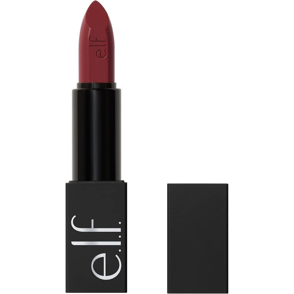 e.l.f. O Face Satin Lipstick Richly Pigmented Creamy Long-Lasting Formula Shameless Shade