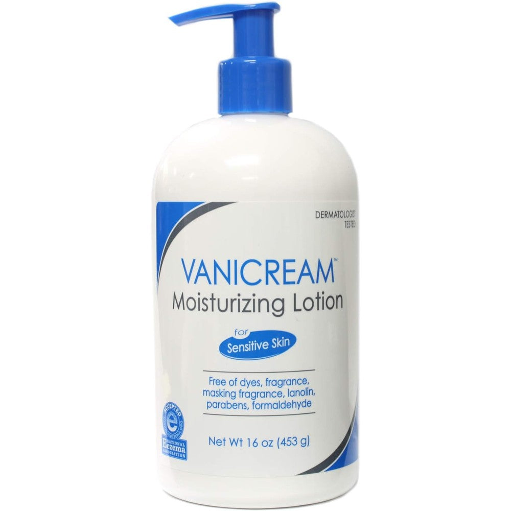 Vanicream Moisturizing Lotion Pump With Dispenser For Sensitive Skin 16 Ounce
