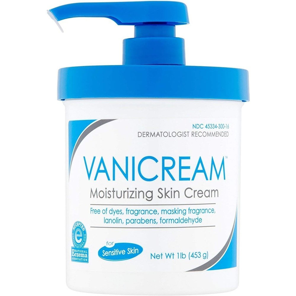 Vanicream Moisturizing Skin Cream With Pump Dispenser 1 Pound