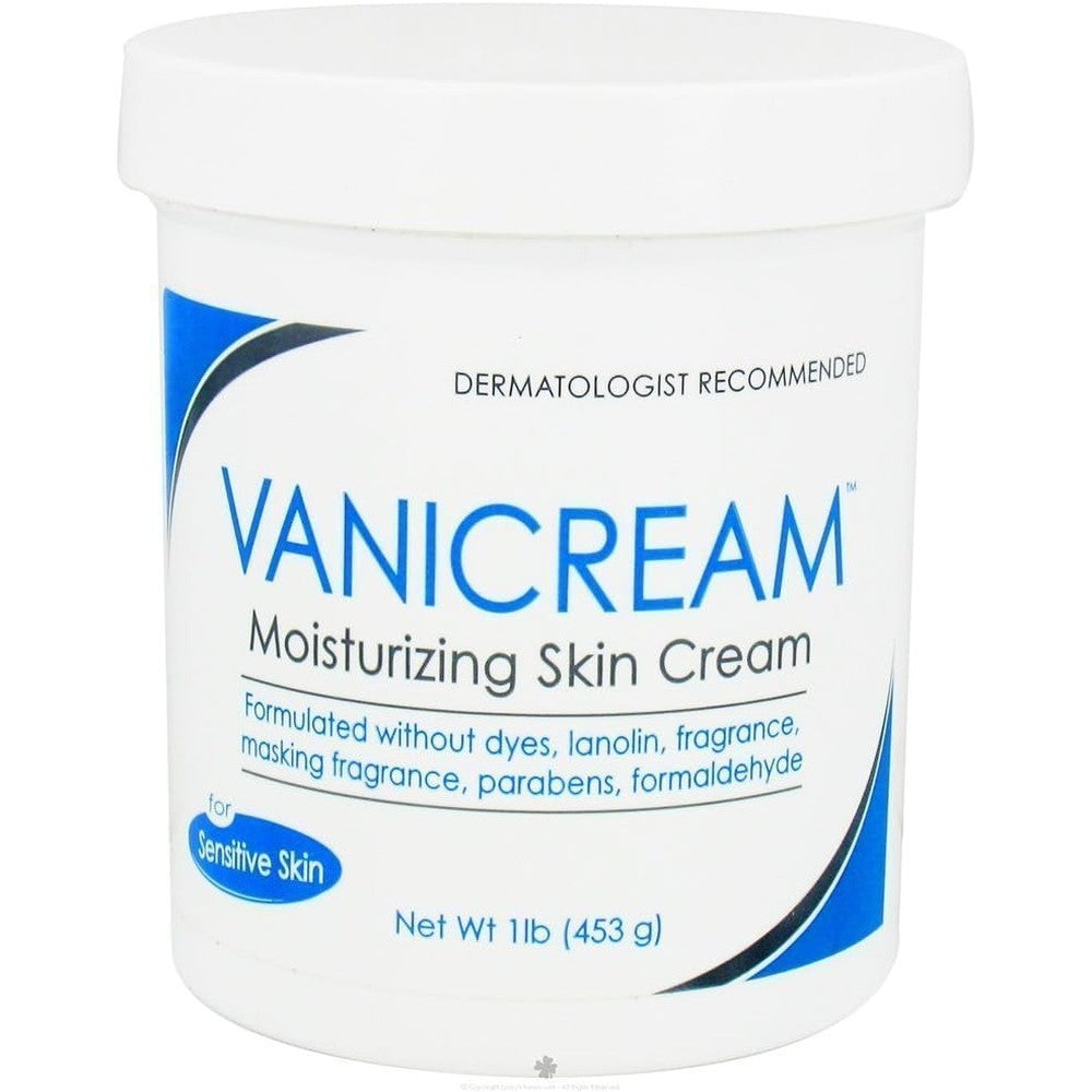 Vanicream Moisturizing Skin Cream Jar For Sensitive And Dry Skin 16 Fluid Ounces