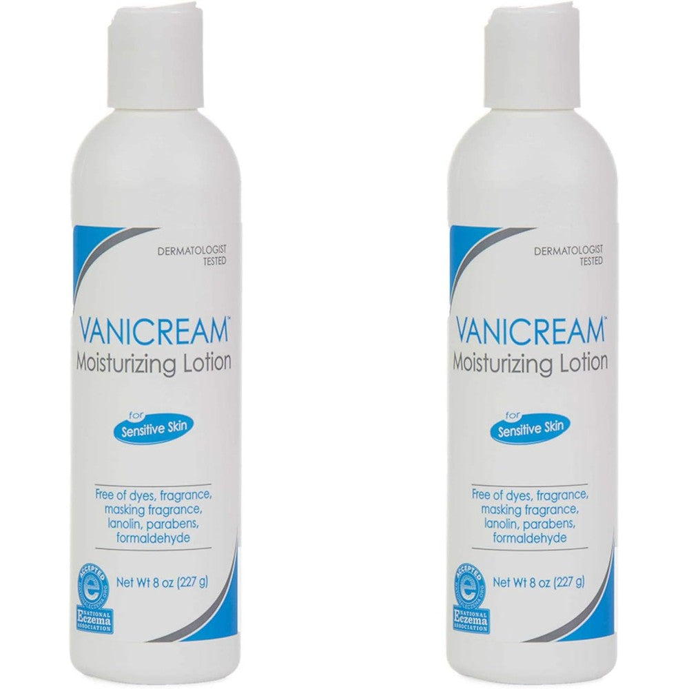 Vanicream Moisturizing Lotion For Sensitive Skin 8 Fluid Ounce Pack Of 2