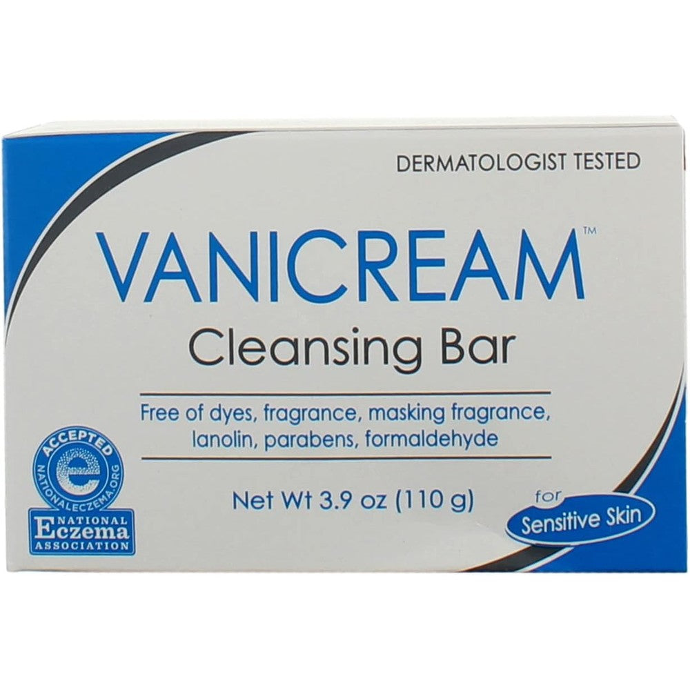 Vanicream Cleansing Bar Fragrance Free 3.9 Ounces