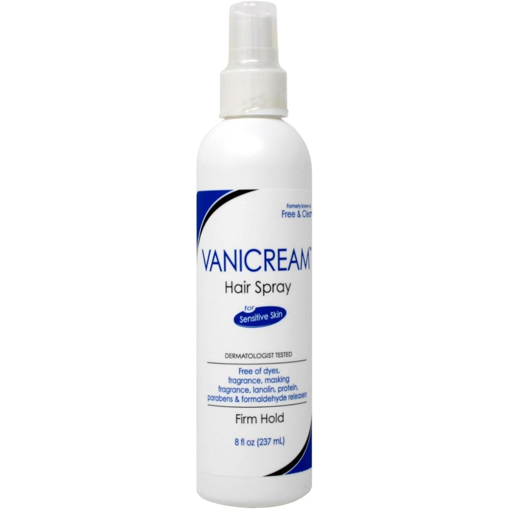 Vanicream Firm Hairspray 8 Fluid Ounces For Sensitive Skin And Scalp