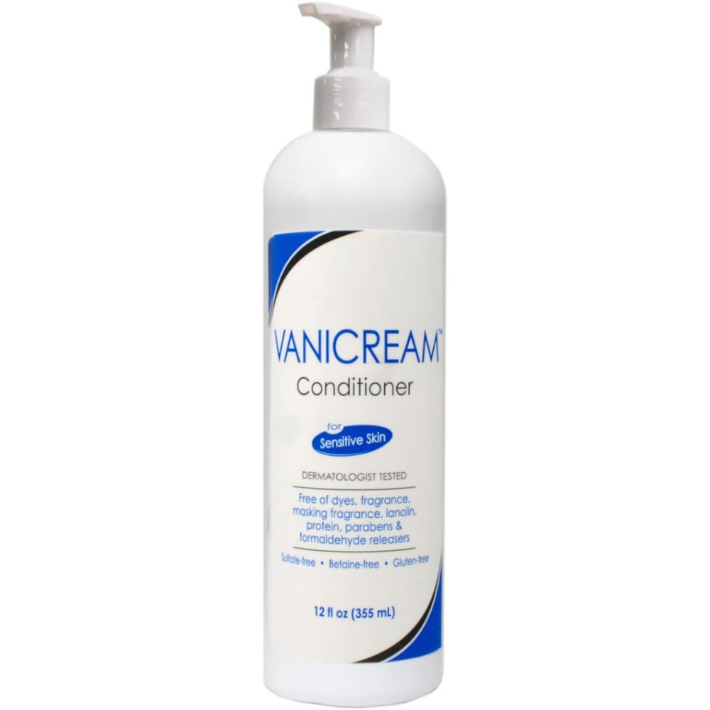 Vanicream Free And Clear Hair Conditioner For Sensitive Skin 12 Fluid Ounce