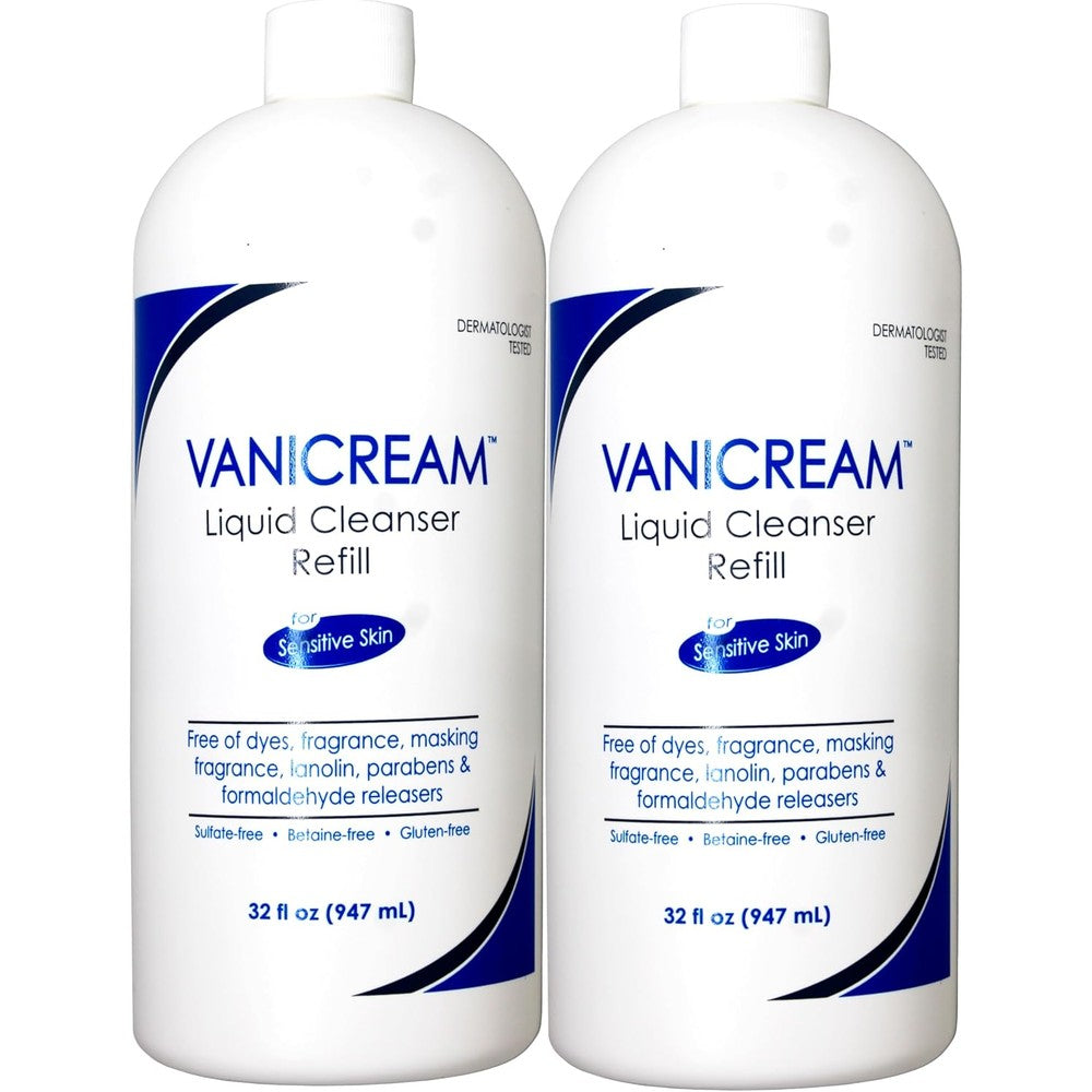 Vanicream Free And Clear Liquid Cleanser Refill 32 Fluid Ounce Pack Of 2