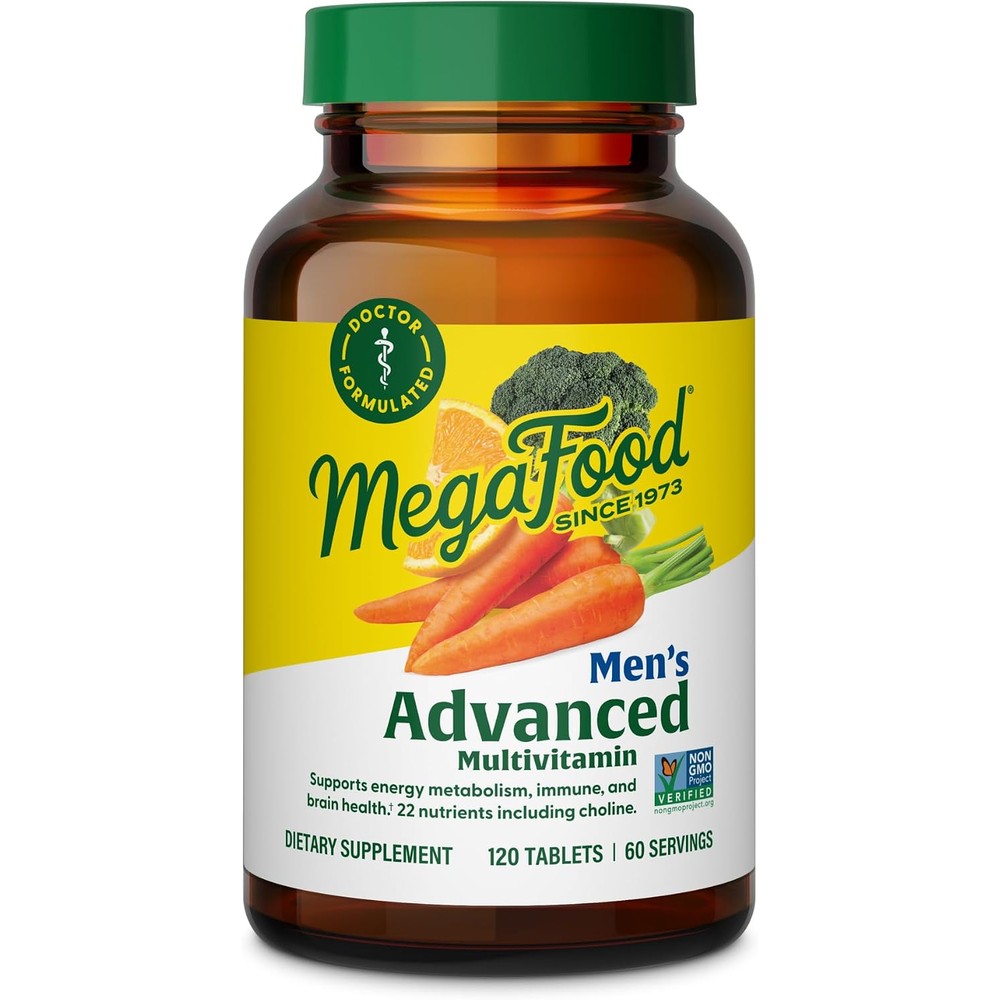 MegaFood Advanced Multivitamin For Men Doctor Formulated 120 Tablets