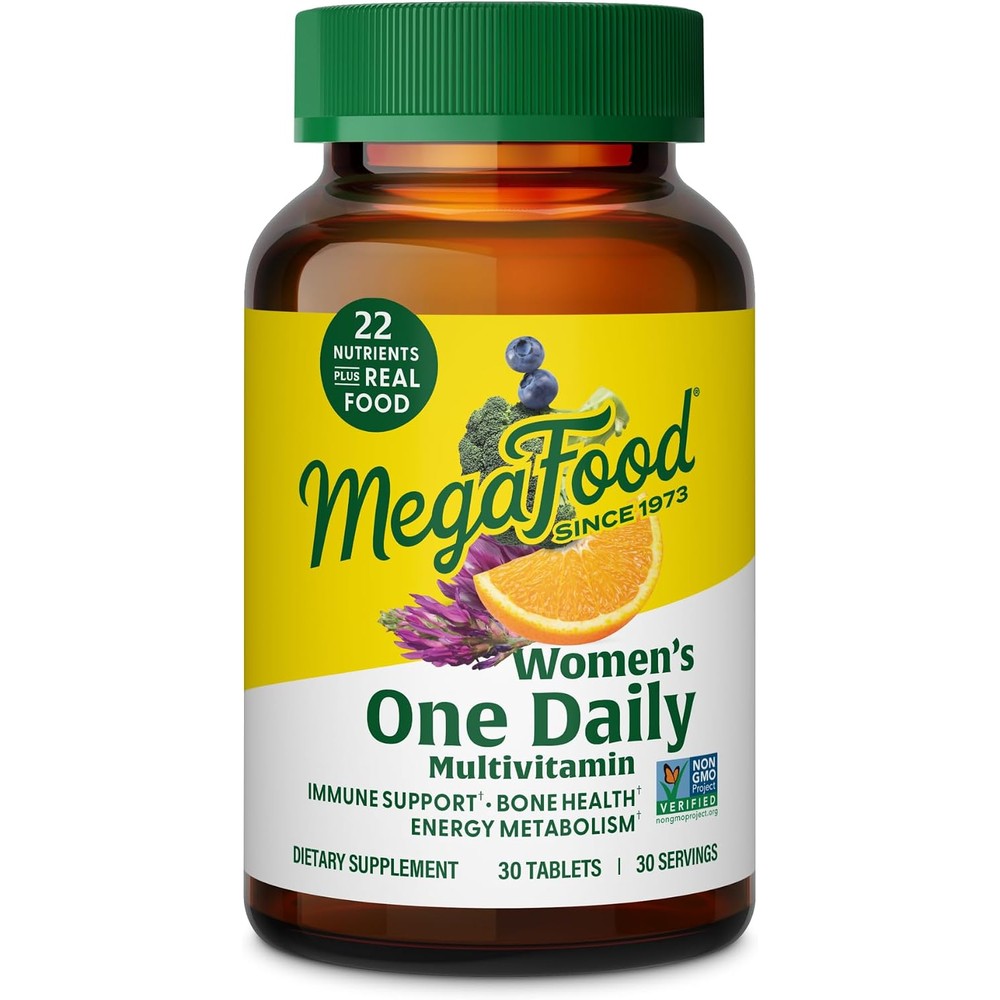 MegaFood One Daily Multivitamin For Women With 22 Nutrients, 30 Tablets
