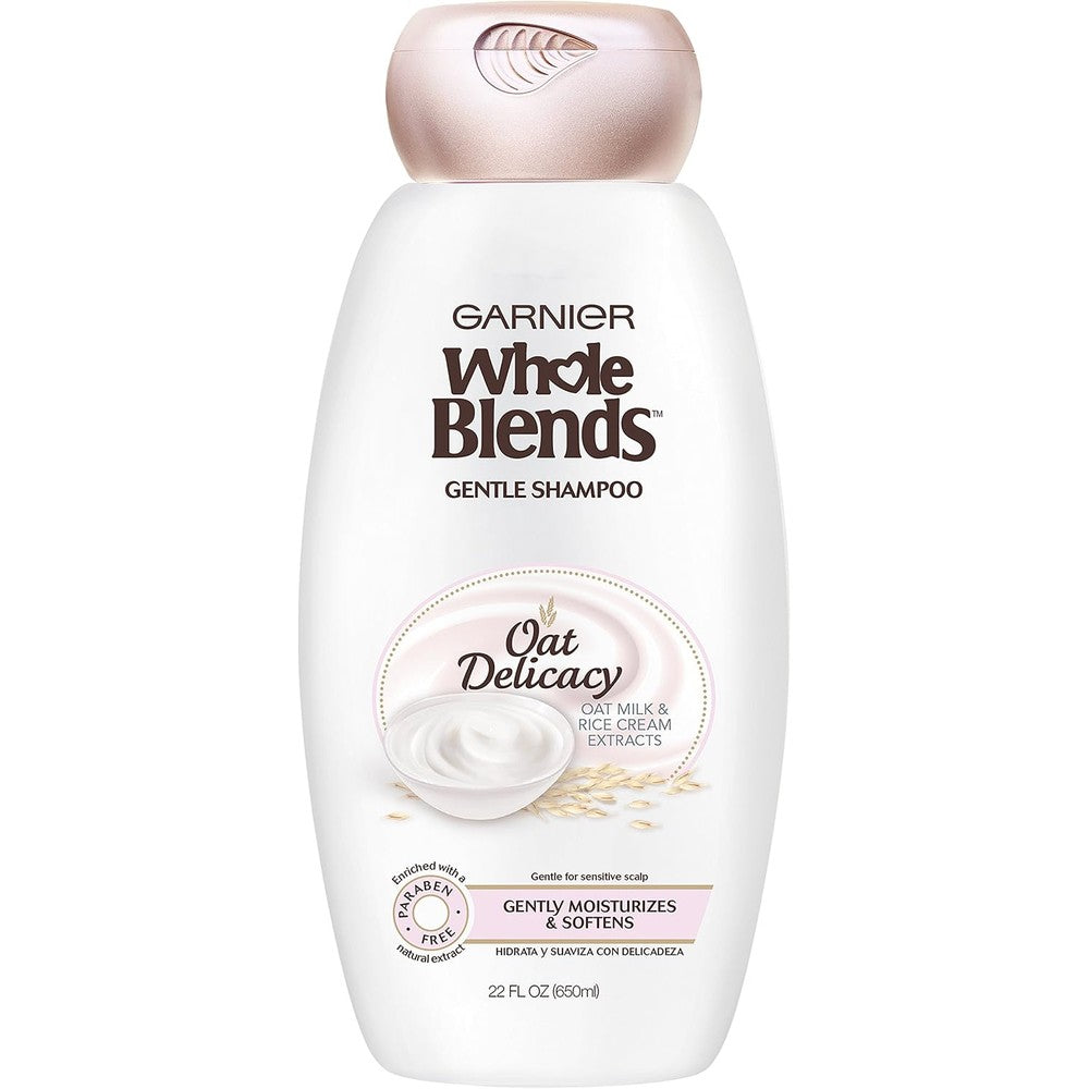 Garnier Whole Blends Gentle Shampoo Oat Delicacy For Sensitive Scalp 22 Fluid Ounce