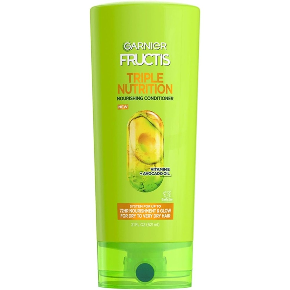 Garnier Fructis Triple Nutrition Nourishing Conditioner For Dry To Very Dry Hair 21 Fluid Ounce