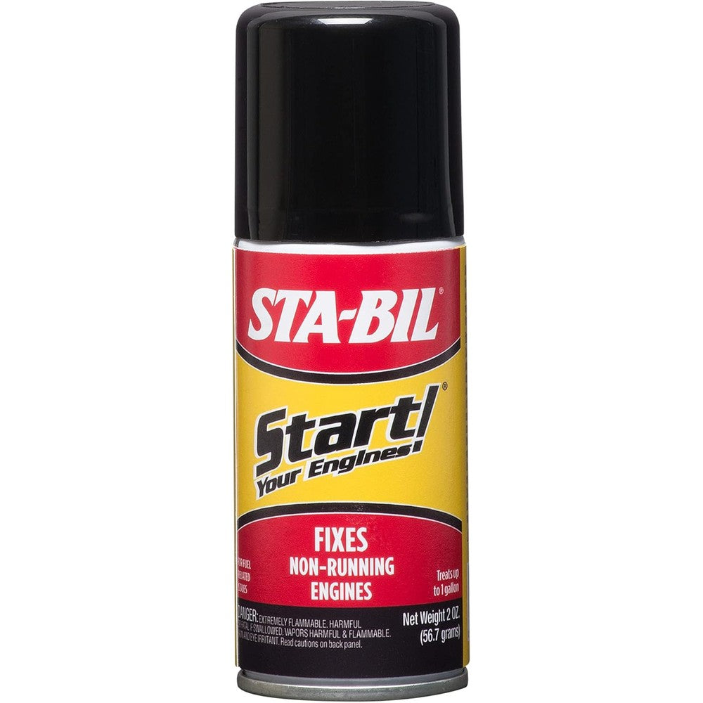STA-BIL Start Your Engines Fuel System Revitalizer And Starter Fluid For Small Gas Engines 2 Fluid Ounce