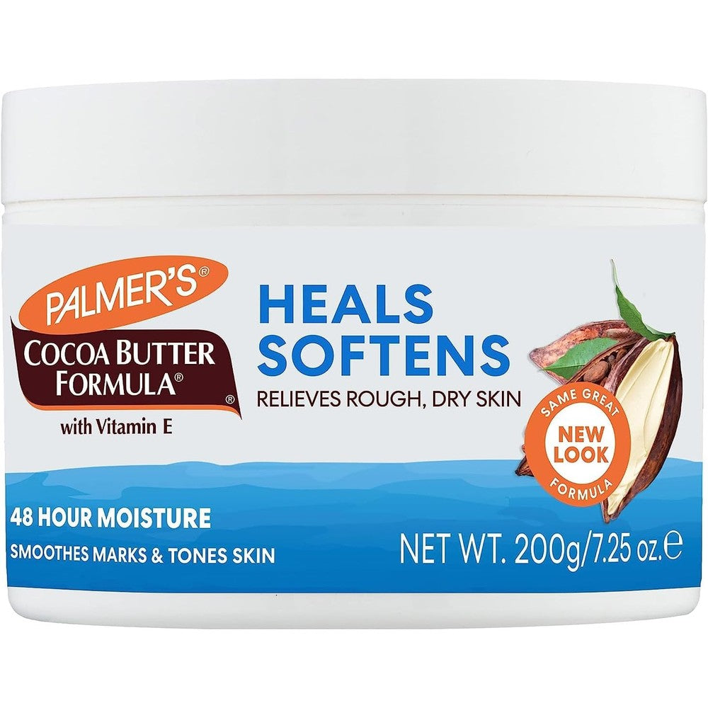 Palmer's Cocoa Butter Formula Original Solid Jar With Vitamin E 7.25 Fluid Ounces 2 Piece Pack