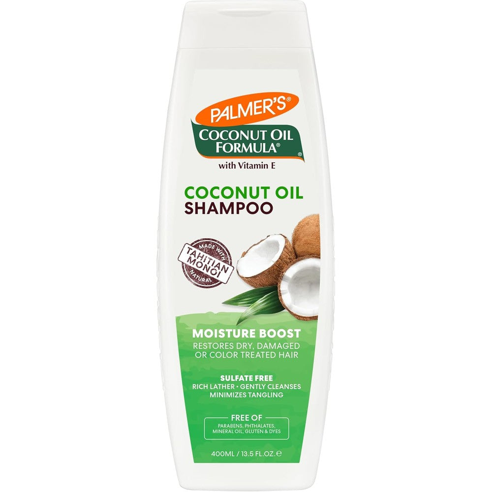 Palmer's Coconut Oil Formula Moisture Boost Conditioning Shampoo For Dry Damaged Color Treated Hair 400 Milliliters