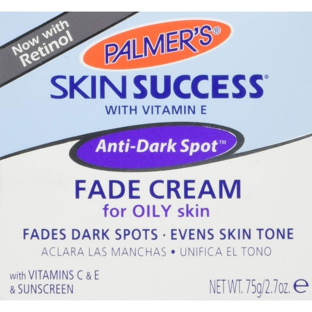 Palmer's Skin Success Anti-Dark Spot Fade Cream For Oily Skin With Niacinamide Retinol And Vitamin C 2.7 Ounce