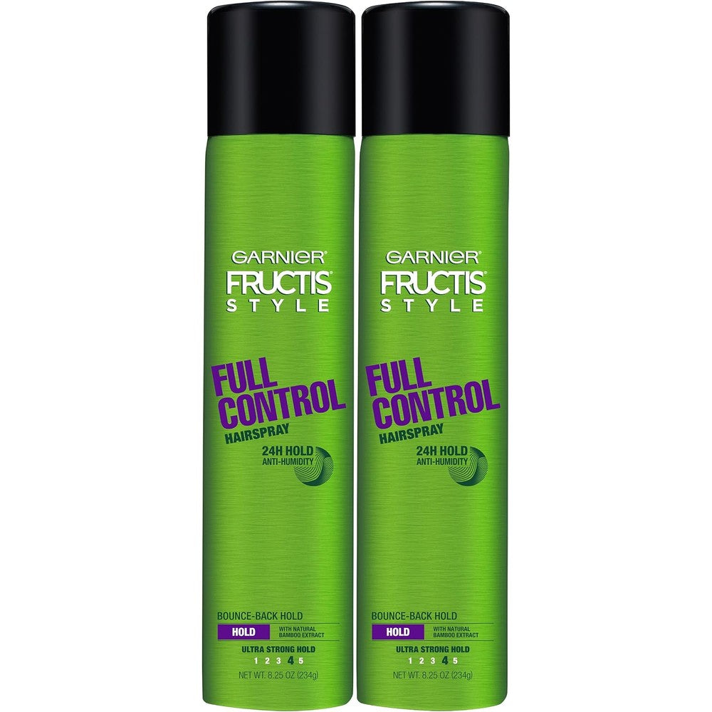Garnier Fructis Style Full Control Hairspray All Hair Types 8.25 Fluid Ounces 2 Count