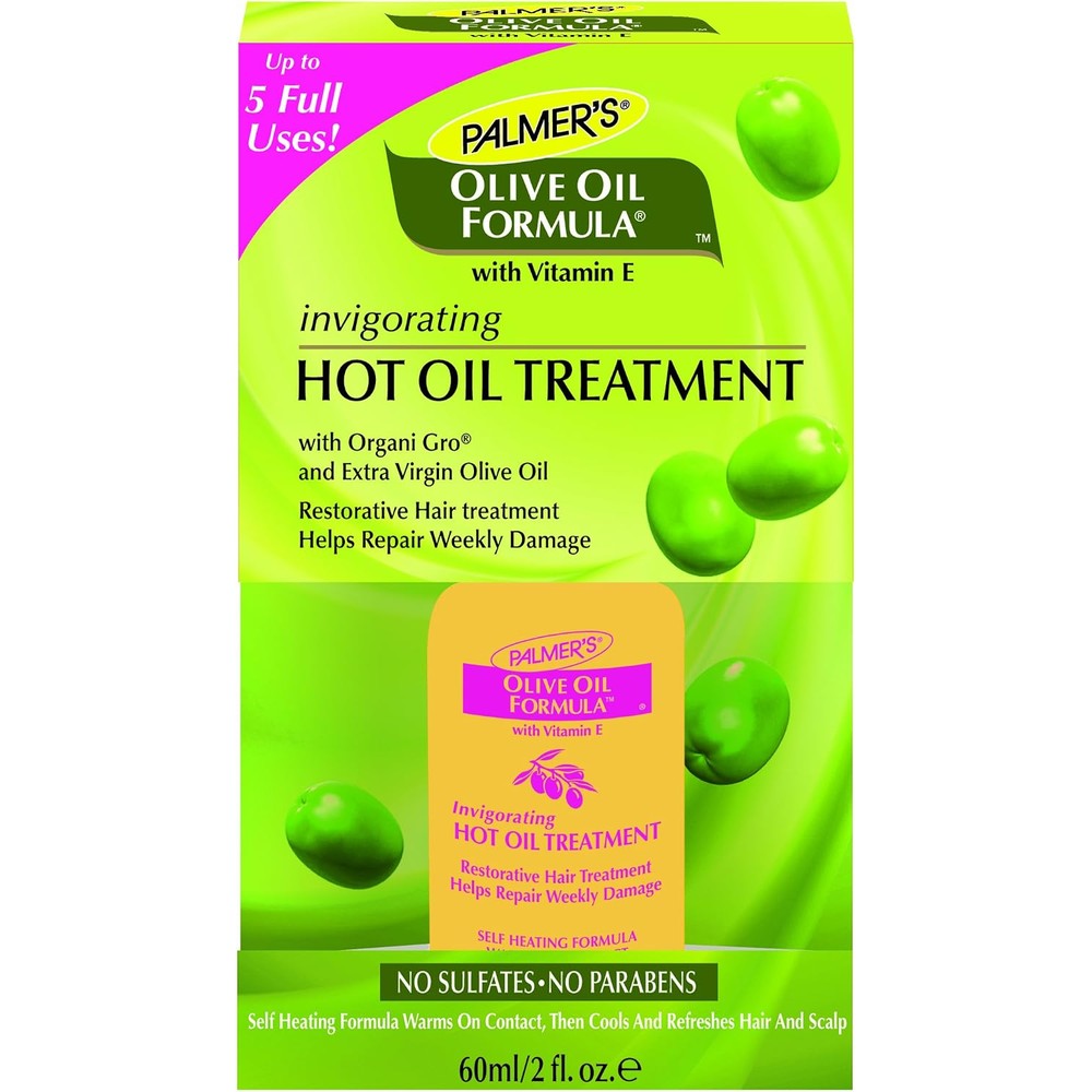 Palmer's Olive Oil Formula Invigorating Hot Oil Treatment With Vitamin E Self Heating Hair Repair Formula 2 Fluid Ounce