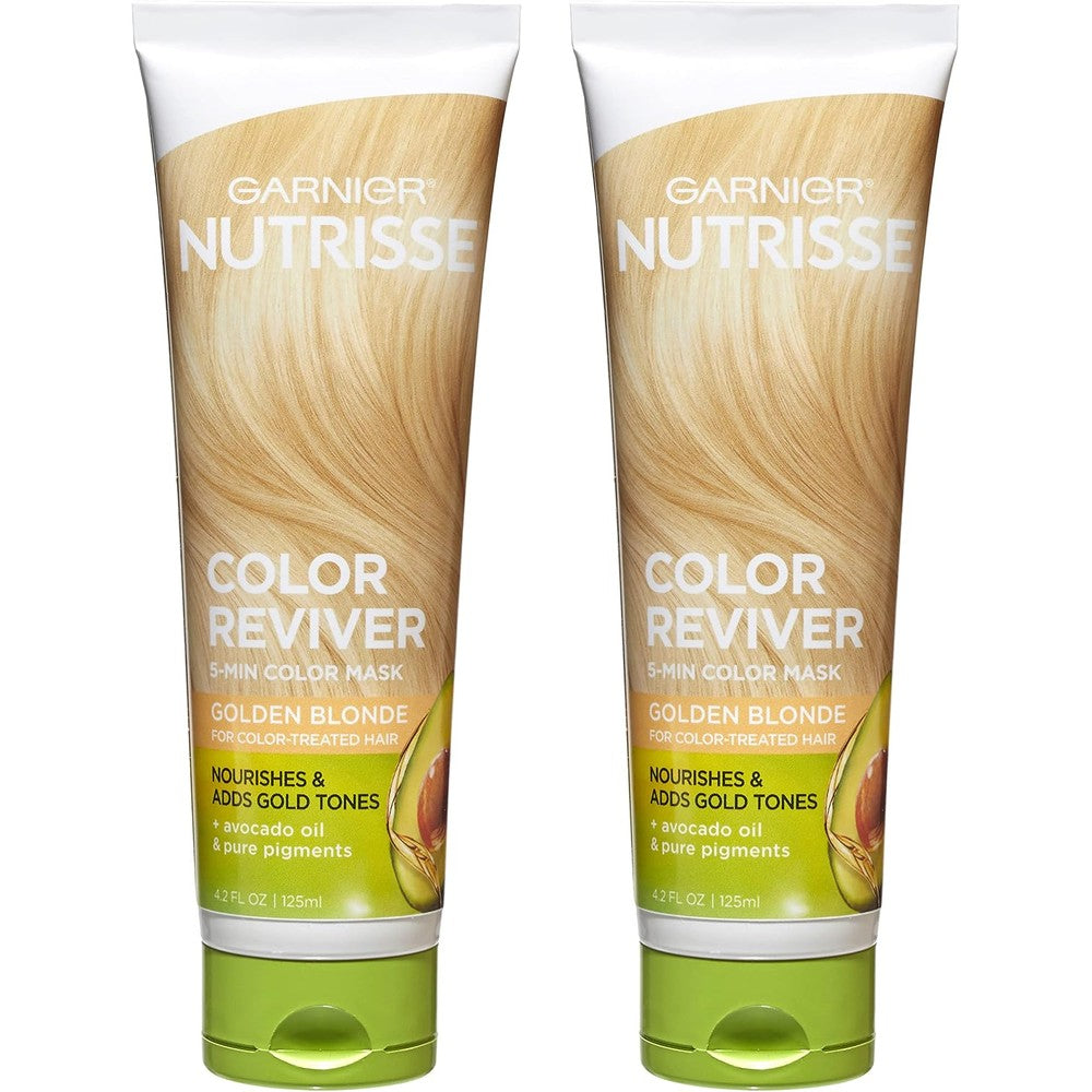 Garnier Nutrisse Color Reviver Golden Blonde For Color Treated Hair 8.4 Fluid Ounce 2 Count