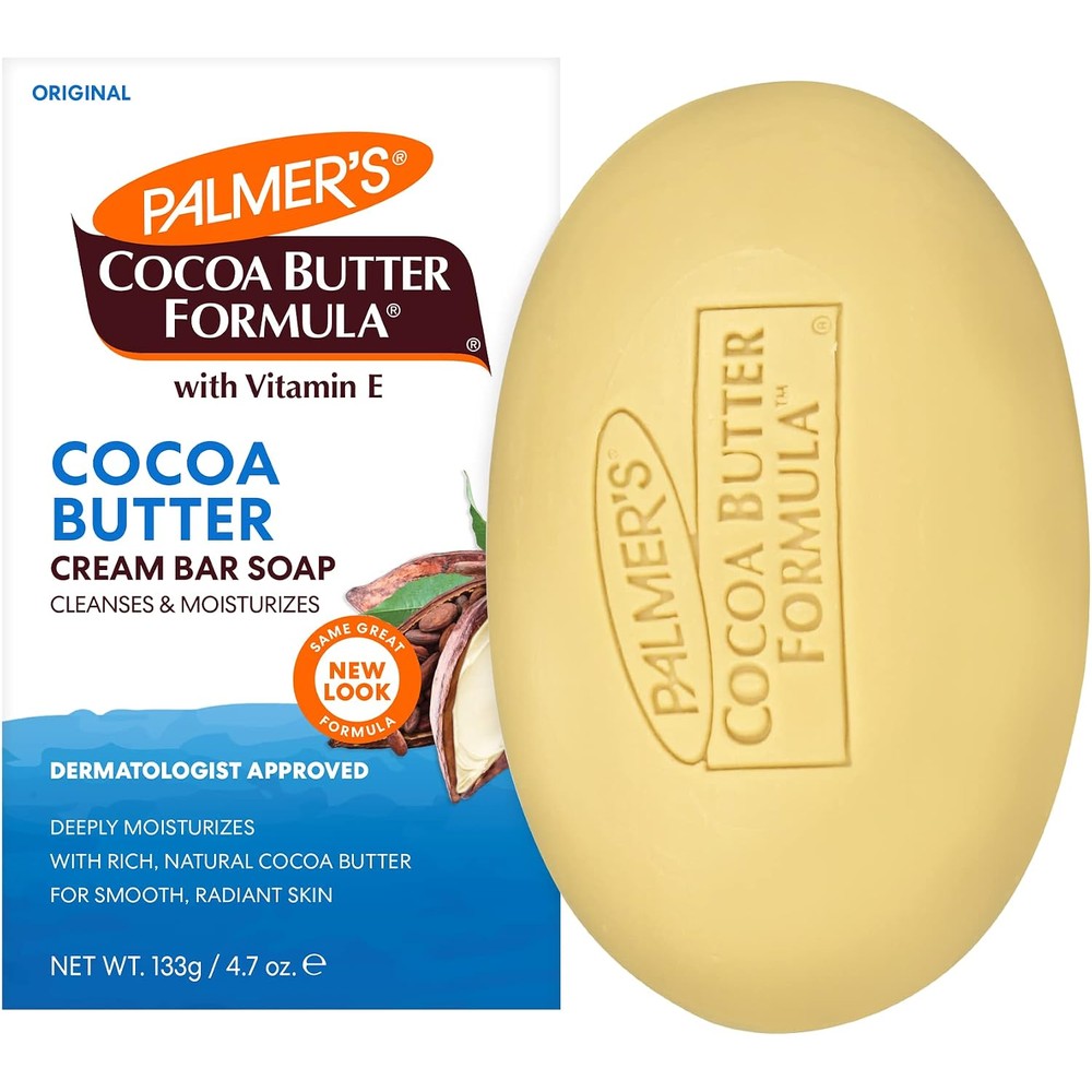 Palmer's Cocoa Butter Formula Daily Skin Therapy Cream Soap With Vitamin E 4.7 Ounces