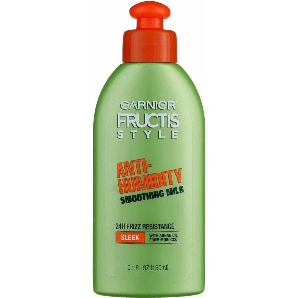 Garnier Fructis Style Sleek And Shine Anti-Humidity Smoothing Milk All Hair Types 5.10 Fluid Ounces