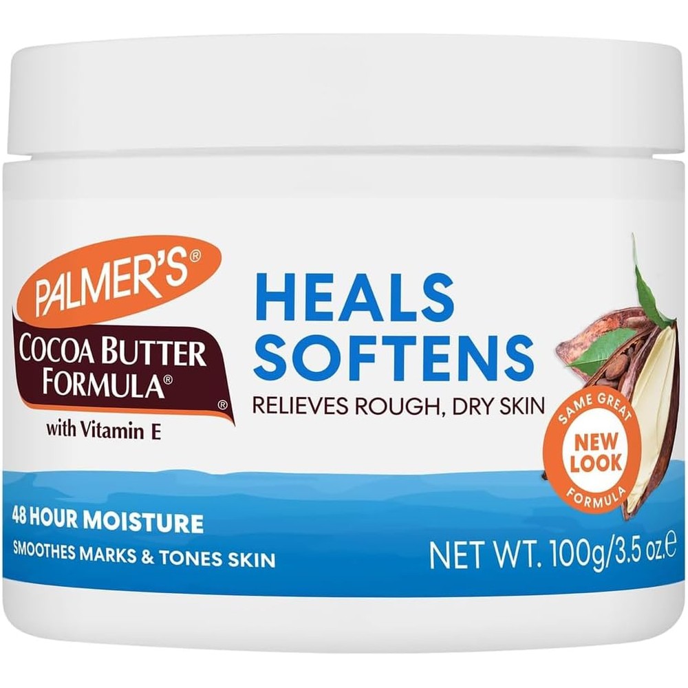 Palmer's Cocoa Butter Formula Jar With Vitamin E Solid Emollient Balm 3.5 Ounce 103ml 2 Pack