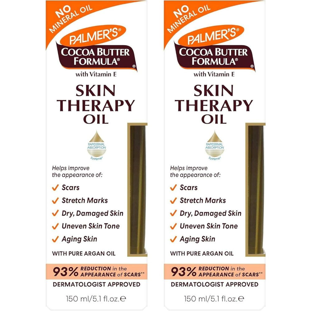 Palmer's Cocoa Butter Skin Therapy Oil Pump 5.1 Ounce 150ml Pack Of 2