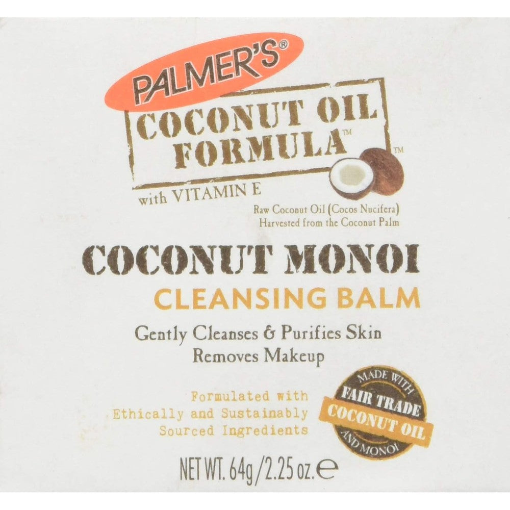 Palmer's Coconut Oil Formula Coconut Monoi Facial Cleansing Balm And Makeup Remover 2.25 Ounces