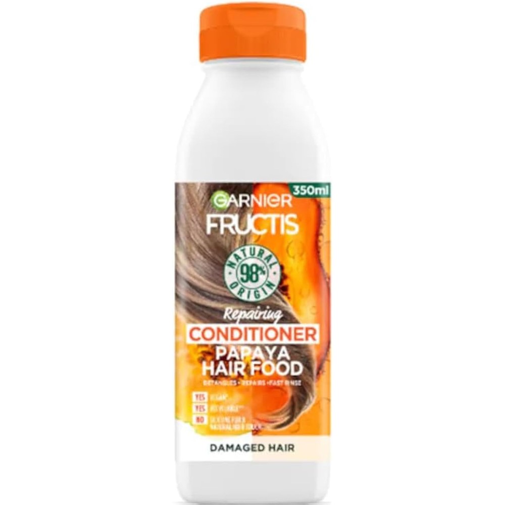 Garnier Fructis Hair Food Papaya Repairing Conditioner For Damaged Hair 350 Milliliters