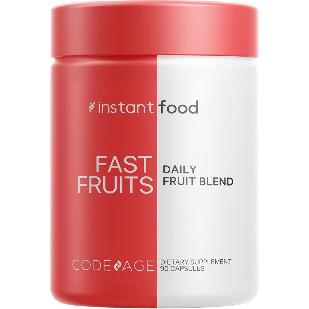 Codeage Instantfood Fast Fruits Over 15 Fruits Powders Equivalent All-In-One Vegan Daily Whole Food Vitamins Berries Antioxidant Polyphenols And Bi...